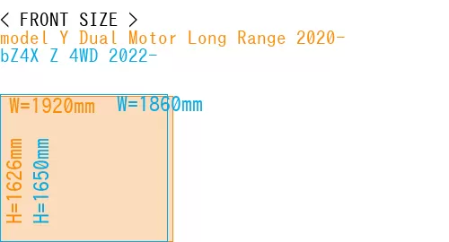 #model Y Dual Motor Long Range 2020- + bZ4X Z 4WD 2022-